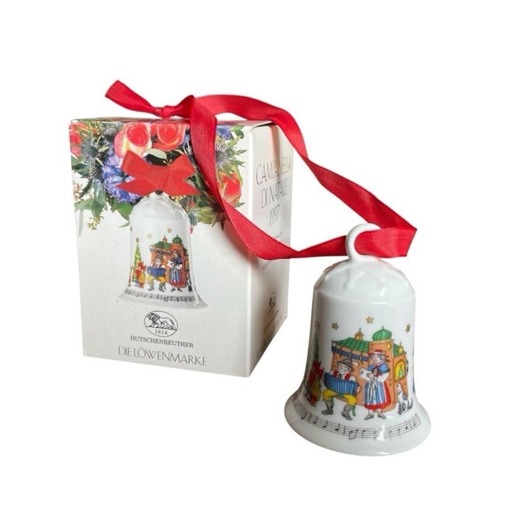 Weihnachts Glocke 1997 Christmas Bell Ornament Mittenwald Bavaria Ole Winther